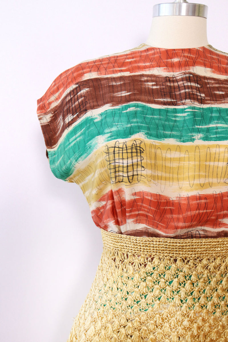 Cohama Silk Squiggle Top M