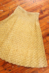 Goldenrod Raffia Skirt L
