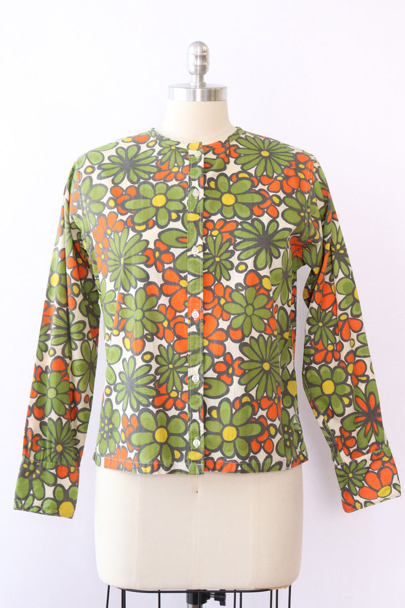 Cos Cob Cotton Bloom Shirt M-M/L
