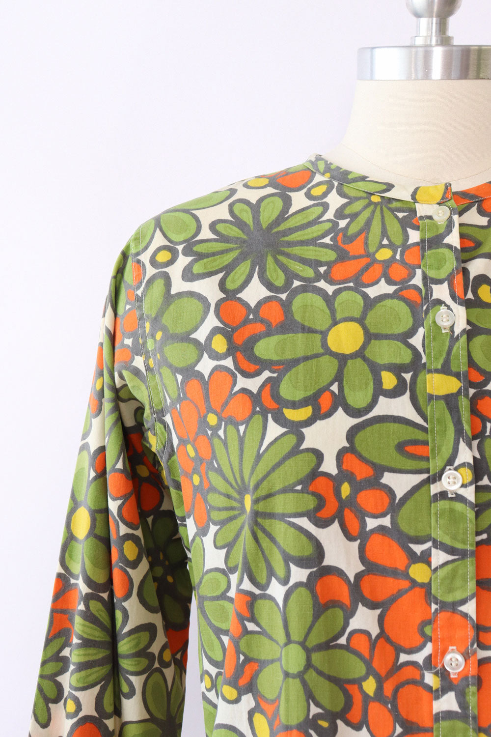 Cos Cob Cotton Bloom Shirt M-M/L
