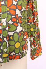 Cos Cob Cotton Bloom Shirt M-M/L