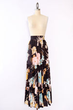 Whimsical Floral Tiered Maxi XS
