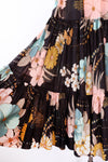Whimsical Floral Tiered Maxi XS
