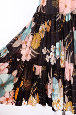 Whimsical Floral Tiered Maxi XS