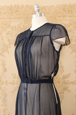 Morgane Le Fay Sheer Silk Dress S/M