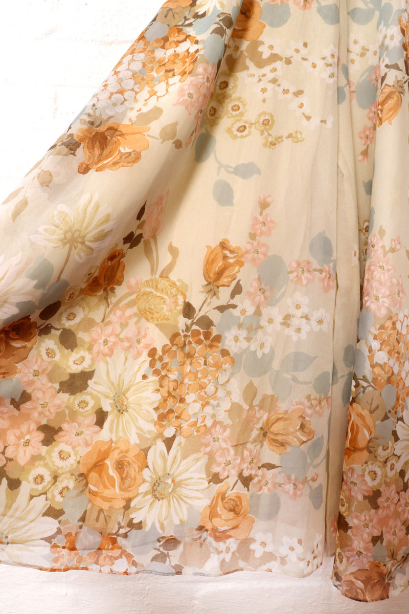 Lilli Diamond Antiqued Floral Jumpsuit S/M