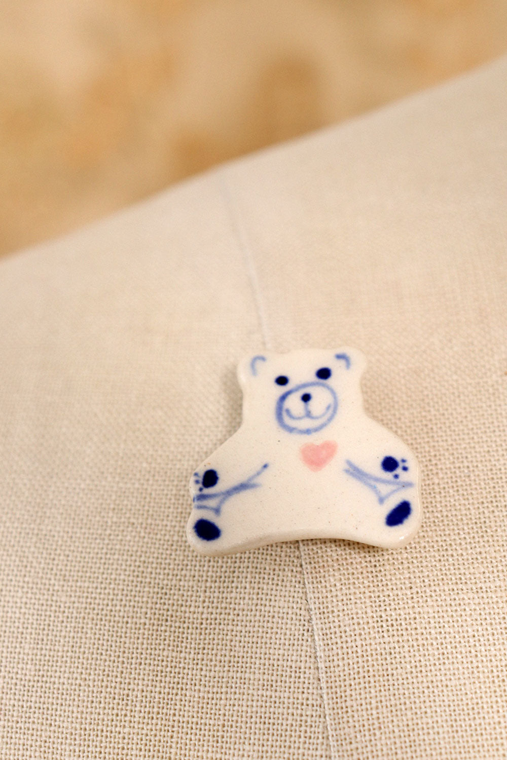 Hugging Bear Brooch