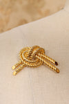 Joan Rivers Rope Knot Brooch