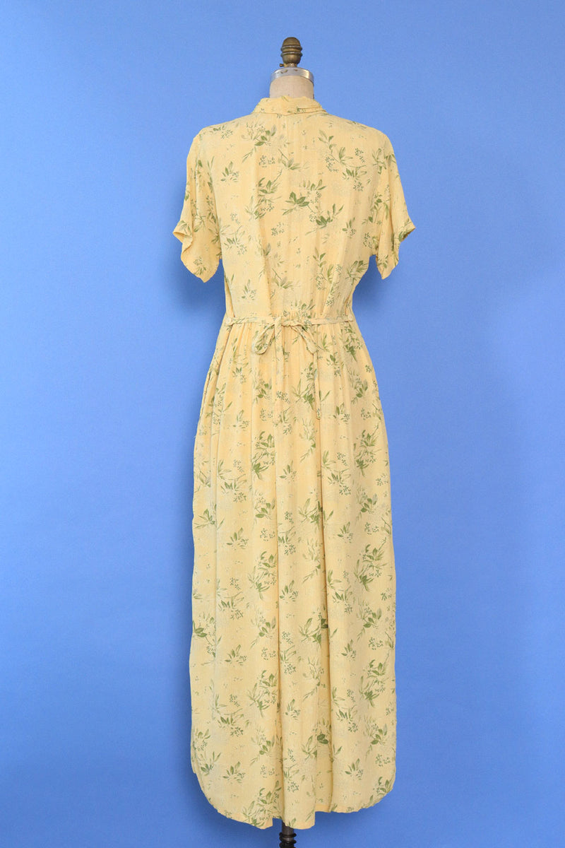April Cornell Maize Floral Tea Dress M/L April Cornell Maize Floral Tea Dress M/L