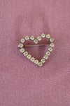 Rhinestone Sweetheart Pin