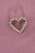 Rhinestone Sweetheart Pin