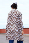 Bark Geo Trapeze Coat XS/S