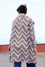 Bark Geo Trapeze Coat XS/S
