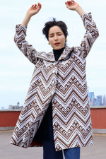 Bark Geo Trapeze Coat XS/S