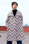 Bark Geo Trapeze Coat XS/S