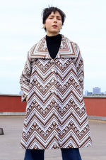 Bark Geo Trapeze Coat XS/S