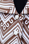 Bark Geo Trapeze Coat XS/S
