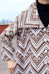 Bark Geo Trapeze Coat XS/S