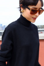 Jovine Wool Fringe Turtleneck S-L