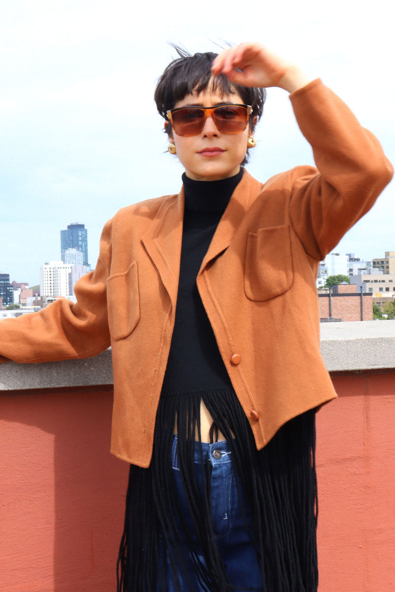 Italian Cashmere Sepia Jacket S/M