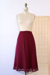 Plum Crochet Midi S-L