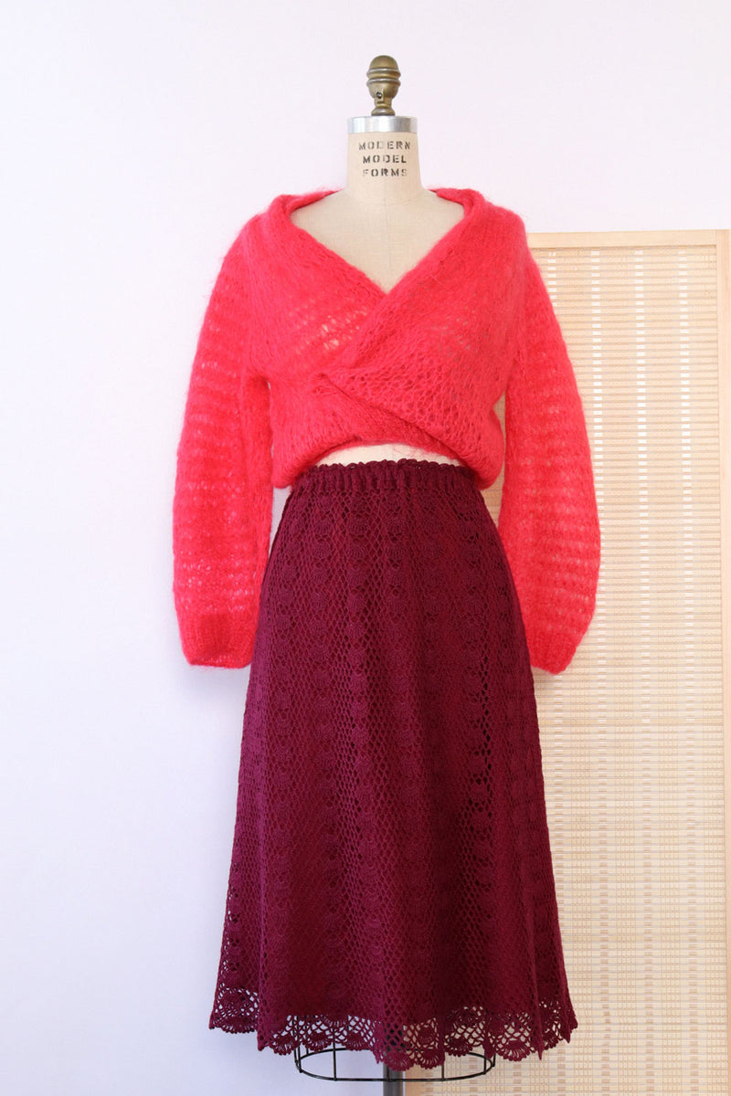 Plum Crochet Midi S-L