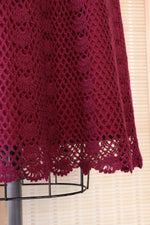 Plum Crochet Midi S-L