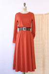 Cozy Curry Jersey Dress S-M/L