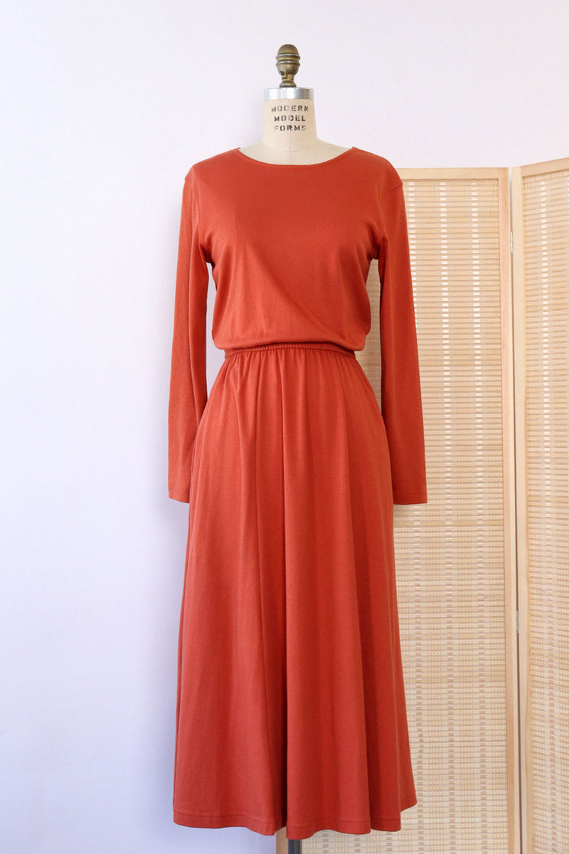 Cozy Curry Jersey Dress S-M/L