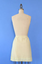 Buttah Yellow Mini Slip Skirt XS/S