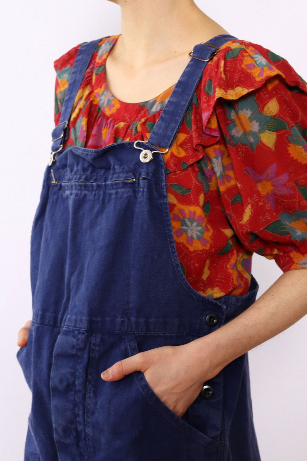 German Indigo Overalls XS-M