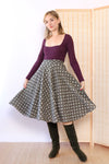 Quilted Calico Skirt/Vest Ensemble XS