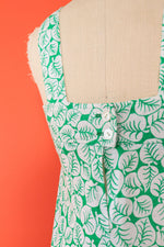 Leafy Green Jersey Maxi Dress S/M