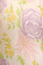 1960s Petal Floral Nightie S/M