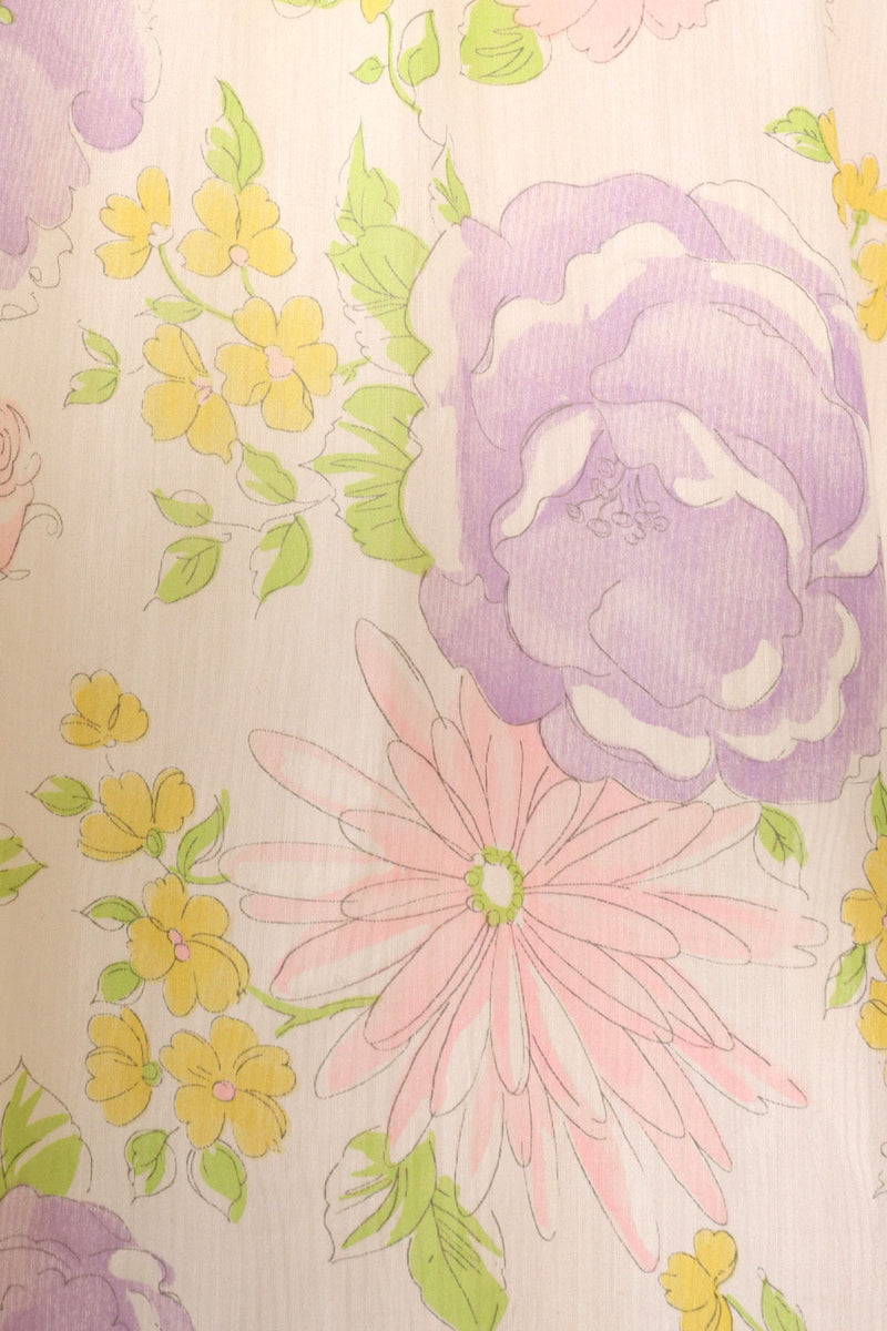 1960s Petal Floral Nightie S/M
