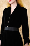 1950s Velvet New Look Dress XS/S