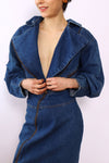 Nina Piccalino Denim Moto Dress M/L
