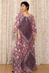 1970s Indian Cotton Full Sweep Maxi S-L