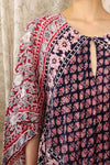 1970s Indian Cotton Full Sweep Maxi S-L