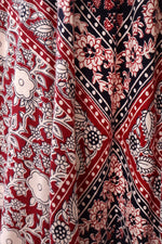 1970s Indian Cotton Full Sweep Maxi S-L
