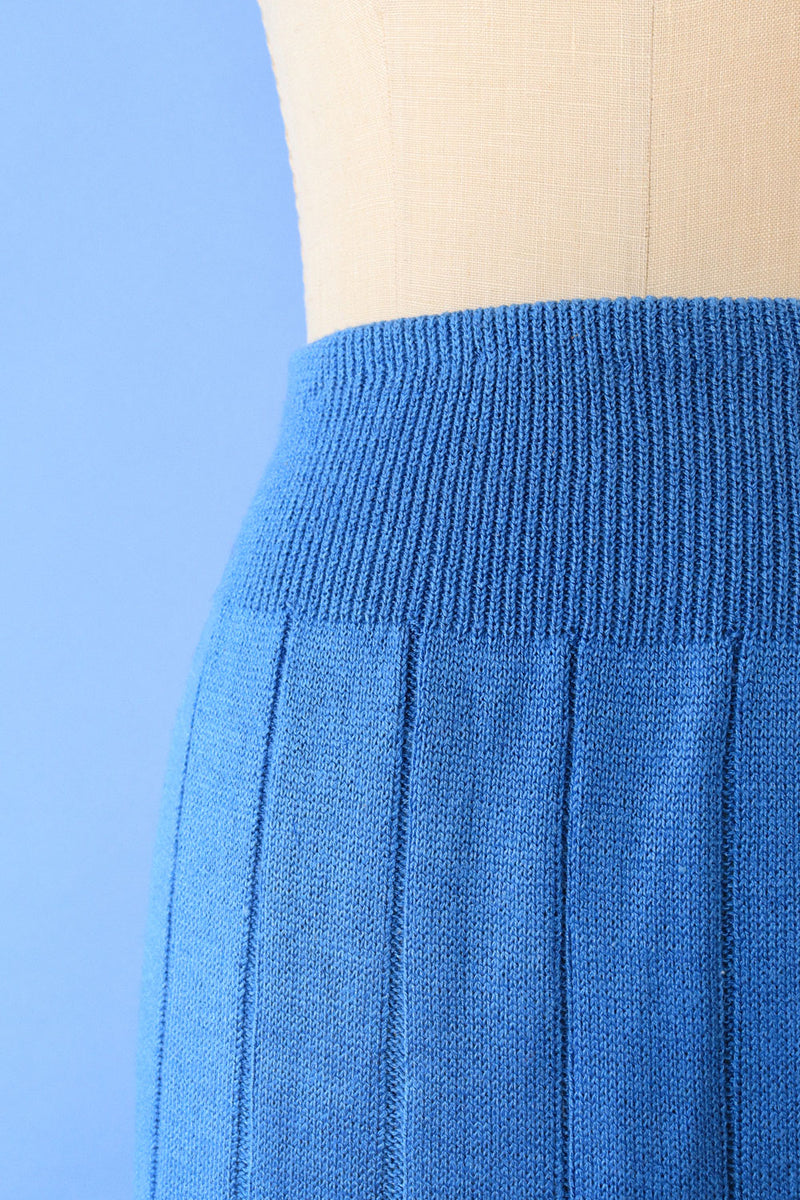 Blueberry Knit Skirt Set M/L