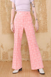 Cotton Candy Jacquard Flares S/M
