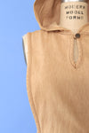 Oatmeal Hooded Pinafore S/M