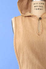 Oatmeal Hooded Pinafore S/M