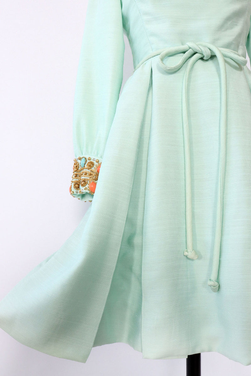 Mint Bejeweled Skater Dress XS/S