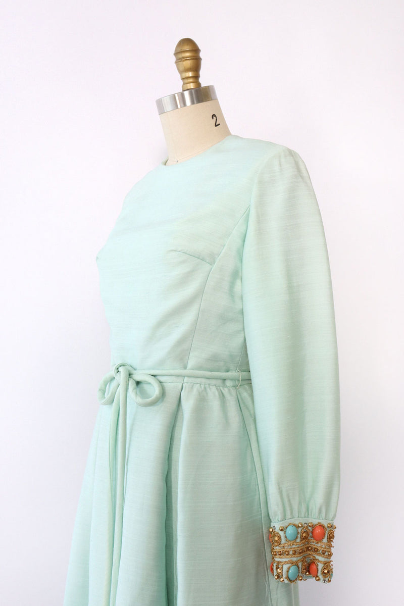 Mint Bejeweled Skater Dress XS/S