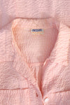 Petal Pink Seersucker Day Dress S