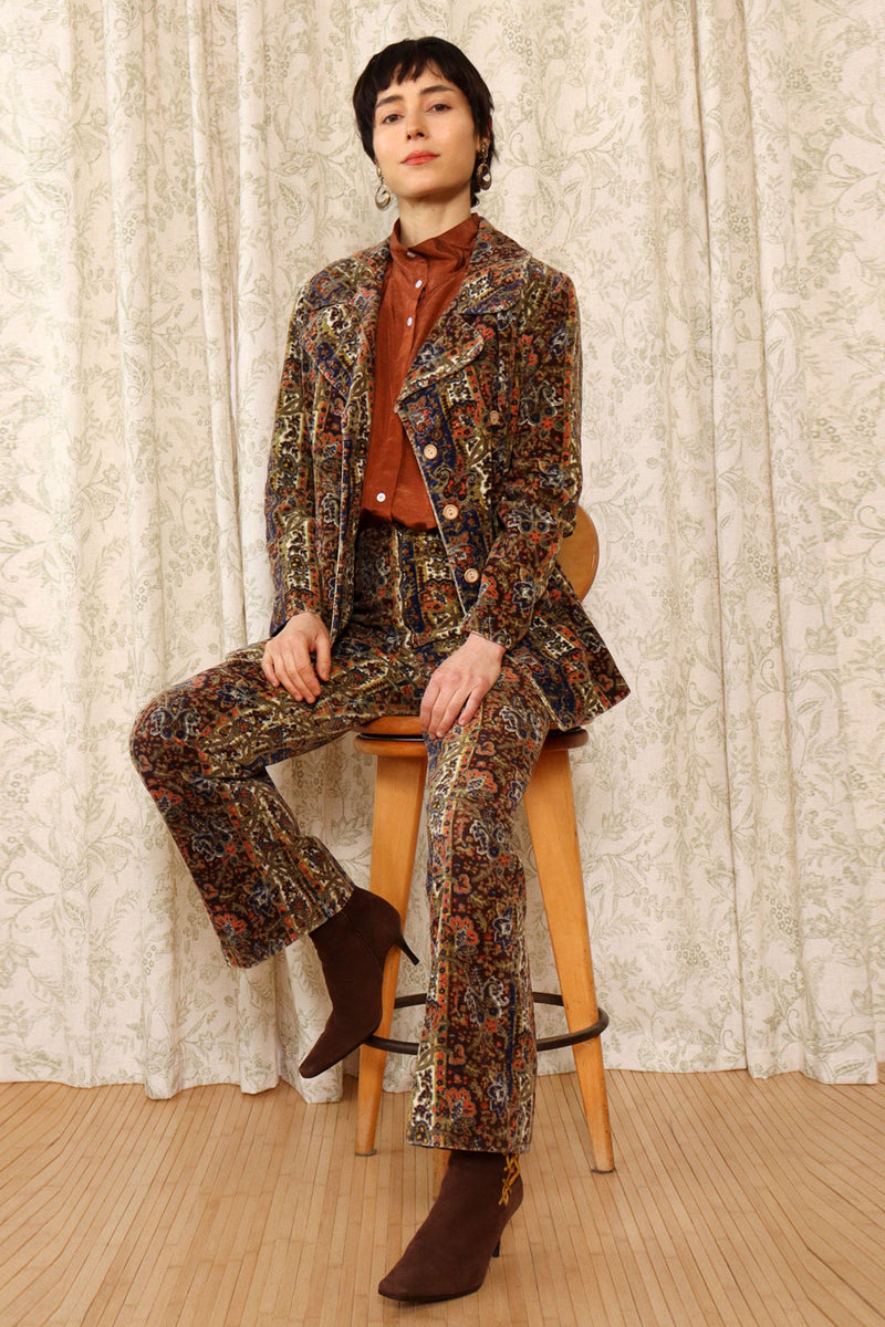 1970s Tapestry Pantsuit XS/S