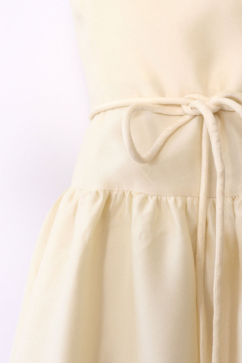 Jeunesse Ivory Bejeweled Drop Waist Dress XS/S
