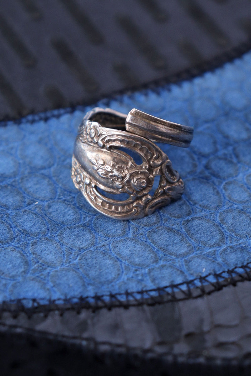 Ornate Spoon Ring Size 6-7
